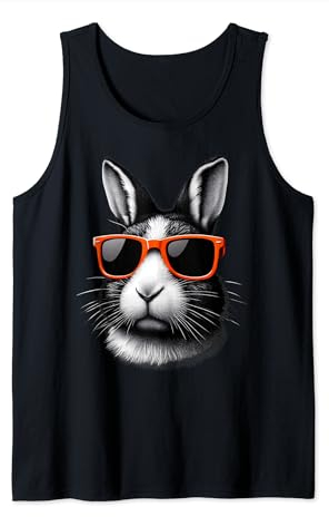 Cooles Osterhase trägt Sonnenbrille Grafikkunst Tank Top