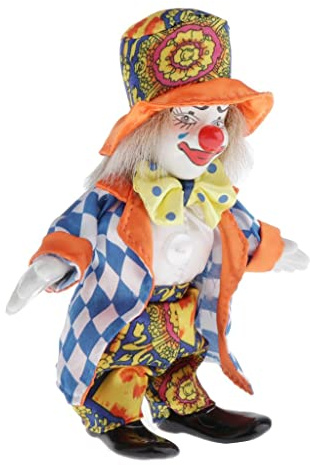 QSTDGVPW 18 cm Halloween Clown SpielzeugSpielzeugpuppe Clownmann MiniSpielzeugpuppe Dekofigur, Geschenke, Freunde Und Familienmitgliednmitglied,