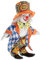 QSTDGVPW 18 cm Halloween Clown SpielzeugSpielzeugpuppe Clownmann MiniSpielzeugpuppe Dekofigur, Geschenke, Freunde Und Familienmitgliednmitglied,