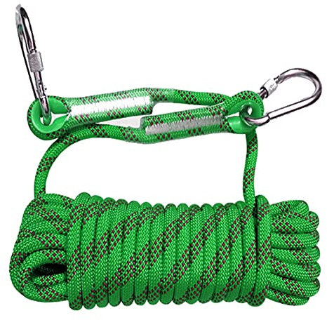 Corda da arrampicata statica in nylon da 8 mm 10 M-70 m corda di salvataggio corda di salvataggio corda di ancoraggio per barche linee di ancoraggio arboricoltore albero arrampicata abbattimento corda