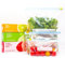 TAIYUNWEI 60 bolsas con cierre de cremallera, reutilizables, para almacenamiento de alimentos, con parte inferior expandible, almacenamiento con carne, frutas, verduras (60 unidades, 3 tamaños S/M/L)