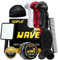 Wave Salbe für Männer Strong Hold Easy Wash 360 Wave Training Hair Cream, Waves Grease für Männer fördert geschichtete Wellen, Feuchtigkeit und seidigen Glanz