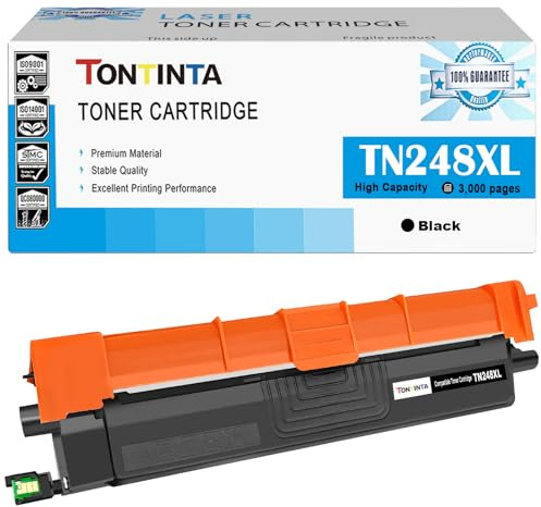 TN-248XL TN248XL TN248XLBK Kompatibler Tonerpatronen Hohe Kapazität 3000 Seiten Schwarz für Brother Drucker HL-L3215CW L3220CW L3220CWE DCP-L3515CDW L3560CDW MFC-L3740CDW L3740CDWE L3760CDW L8340CDW