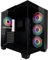 LC-Power Gaming-Gehäuse Gaming 809B Dark Storm_X – ATX-Midi-Tower mit Front- & Seitenglas, 4X 120mm ARGB-Lüfter, USB-C & 3X USB-A, erweiterbar auf 10 Lüfter, schwarzes Innen-Design