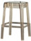 OZWYCY Barstool Moderner, einfacher, kreativer, transparenter Barstuhl, Barhocker, Acryl-Kunststoff-Hocker, Milch-Tee-Shop-Hocker Bar Stool(H,A)