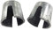 1 Pair Battery Post Shims, Car Battery Terminals Adapter, Positive & Negative Post Converter, Lead Cap Sleeves, Metal Adapter for Pile Terminals, Anode/Cathode Cable End Repair Kits