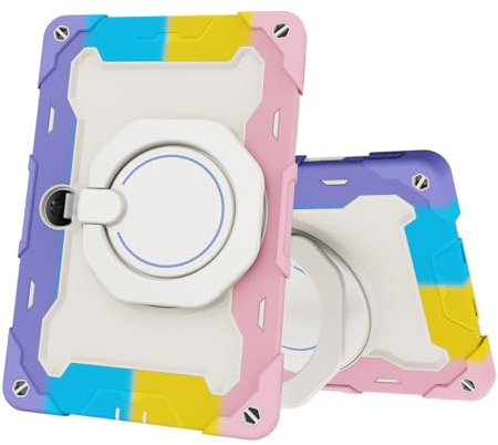 Funda para tableta Funda Compatible with niños compatible con tableta Huawei Honor Pad 9 de 12,1 pulgadas, resistente, de TPU, a prueba de golpes, con soporte, funda protectora resistente y correa Com