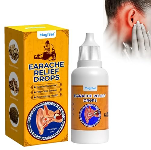 Ohrenspray, Ohrenschmalz Entferner Spray, Ear Drops, Ohrenreiniger aus Olivenöl, für Blockierte Ohren, Ohren Reinigung und Pflege des äußeren Gehörgangs, Einfache Anwendung 20ml