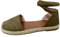 pvucpot Espadrilles Sandales Talon Compensé Femme Devant Sandale Plateforme à Lacet Chaussure Femme Ete Sandale Fermer Devant Couleur Unie Chaussures Plate-Forme en Paille