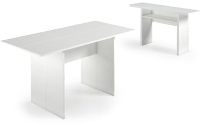 Terraneo Tavolo Consolle Estensibile, 75 x 120 x 35 cm (Cemento)