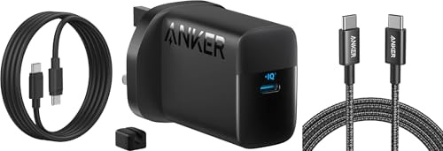 45W USB C Charger & USB C Charger Cable (6ft/1.8m Nylon), Anker PPS Fast Charger with Cable, Laptop Compatible, Super Fast Charging 2.0 for Samsung Galaxy S24 Ultra/S24, iPhone, Pixel, and More
