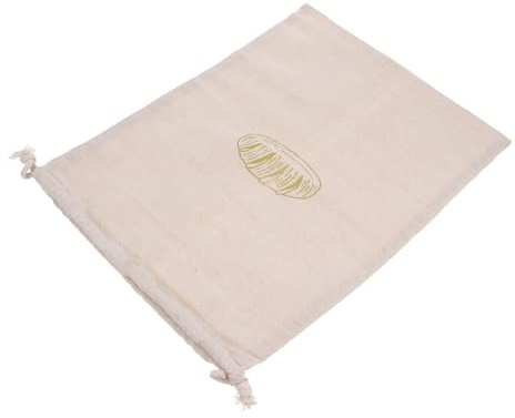 SUPVOX Paquet Lin Non Blanchi Réutilisable à Cordon de Serrage, Pochette de Rangement Écologique Grosse Capacité pour Conservation du Frais, Fruits et Légumes, Lavable, Naturel,