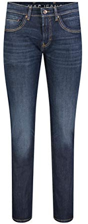 MAC Jeans Herren Arne Pipe Jeans, H781 Dark Blue Authentic Used 3D Buffies