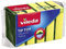 Vileda Tip Top - Esponja de Espuma Mediana para Lavar Platos, 5 Unidades, Larga duración y Duradero, Superficies sensibles, Amarillo y Verde, (5 Unidades por Paquete)