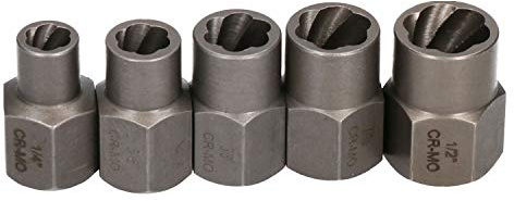 3/8” Drive Shallow Bolt Extractor Remover Removal Set 1/4 – 1/2 5pc