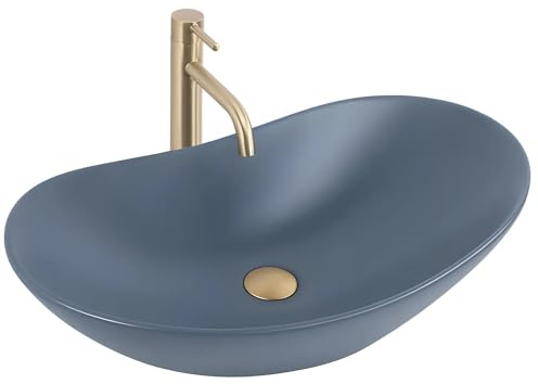 Rea- Aufsatzwaschbecken Royal Oval, Blau