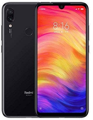 Xiaomi Redmi Note 7 Smartphones 6, 3'' Plein écran, Dual Sim, 4GB RAM + 64GB ROM, Snapdragon 660 Mobile, processeur Phare OctaCore, Couleur Space Black (Reconditionné)