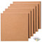 Dproptel 6Pack Square Cork Board 12x12 - 1/2 Thick Bulletin Boards With Push Pins, Self Adhesive Natural Cork Tiles for Pictures, Photos, Drawing (12 * 12inch)
