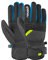 Reusch Baldo R-TEX® XT Winddichte, wasserdichte, atmungsaktive und warme Unisex Winterhandschuhe Fingerhandschuhe Schneehandschuhe Skihandschuhe für Damen und Herren, grau-gelb, 6,5