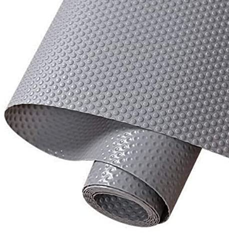 AZERODESIGN - Rollo Protector para Muebles - 2 Metros de Largo y 50 cm de Ancho - Color Gris - Revestimiento Antideslizante - Recortable y Adaptable - Fácil Limpieza - Ideal para los Muebles de Cocina