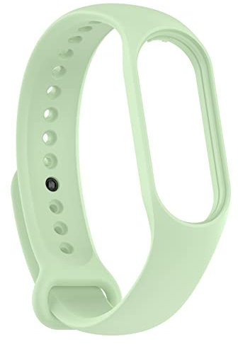 KAREN66 Armband Kompatibel mit Xiaomi Mi Band 7 Armband Silikon Wasserdicht Ersatzband für Xiaomi Smart Band 7 Fitness- & Aktivitätstracker, Damen Herren (Grün-2#)