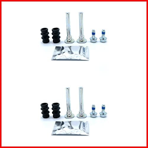 2 Sets Front Brake Caliper Slider Pin Guide Kit Compatible for Vauxhall Vivaro (All Models)
