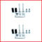 2 Sets Front Brake Caliper Slider Pin Guide Kit Compatible for Vauxhall Vivaro (All Models)