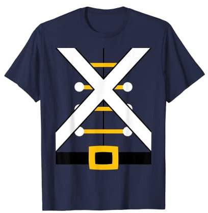 Nutcracker Costume Shirt Toy Soldier Dress Up Uniform 2 T-Shirt