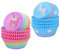 ASTARON 200 Stück Einhorn Muffinförmchen Papier für Einhorn Party, Cupcake Backen Papierförmchen Regenbogen Cupcake Liners für Dekorationen Mädchen Kinder Geburtstag Zubehör(Verlaufsfarbe und Blau)