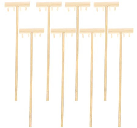 COHEALI 8 Pezzi Mini Rastrello Da Giardino Zen Sabbia Strumenti Da Giardino Zen Sabbia Liscio Rastrello Pusher Accessori Da Giardino Zen