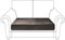 Rosnek Sofa Sitzkissenbezug Sofabezug, Samt Sofahusse Stretch Couchbezug,Sofa Cover Couch überzug für Sofa überzug L Form,Ecksofa,Sofa Sitzkissen 2-Sitzer,1 Stück,Braun