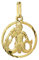 NKlaus Wassermann Sternzeichen 585 Gelb Gold 14 Kt 15mm Kettenanhänger Horoskop Zodiak 13328