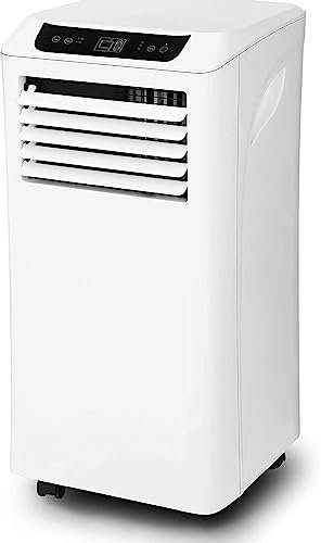 9000 BTU Portable Air Conditioner for home or office with window vent kit and accessories.