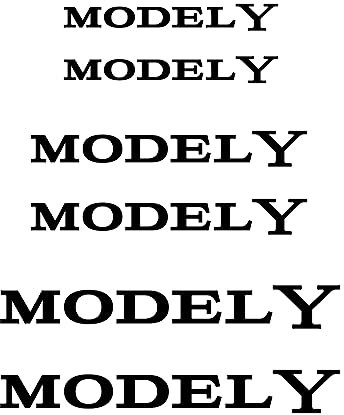 KRHINO Car Stickers for Tesla Model 3 X S Y P100D, 6 Pcs PVC Brake Caliper Stickers Heat Resistant Decoration Decals Gifts and Merchandise Car Accessories,D