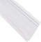 Boxonly Frameless Glass Doors and Windows Sealing Strip 10mm Frameless Glass Shower Door Sweep Door Bottom Side Seal Strip h-Type Length 2M