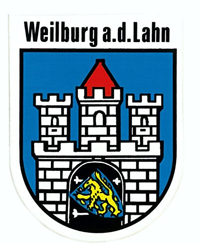 carstyling XXL Aufkleber Wappen Weilburg a. d. Lahn 115 x 90 mm