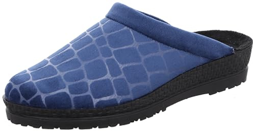 Rohde Damen Hausschuh Pantoffel Textil Reptil Muster Neustadt-D 2289