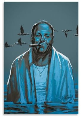INEOUT Tony Soprano Fan-Kunst-Poster, dekoratives Gemälde, Leinwand, Wandposter und Kunstdruck, modernes Familienschlafzimmer-Dekor-Poster, 20 x 30 cm