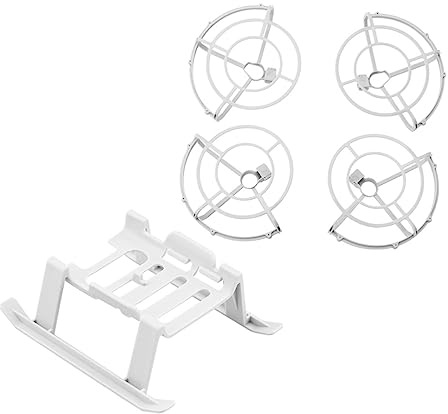 Toyvian 2 Sätze Erhöhter Fußschutzring Drohnenlandeunterstützung Erhöhtes Fahrwerk Mini-zubehör Drohnenstoßstange Uav-propeller Plastik Mini2 Schutzkreis Weiß Erhöhen