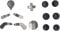 Elite Series 2 Ersatz-Thumbsticks und Game-Controller-Tastenpaddel-Set für ONE