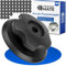 Boutons Ronds de bâche de remorque, 48 pcs, en Noir, en Plastique Dur, Boutons Ronds de Ø 36 x 14 mm pour Les élastiques de Tension des Filets de remorque et des bâches
