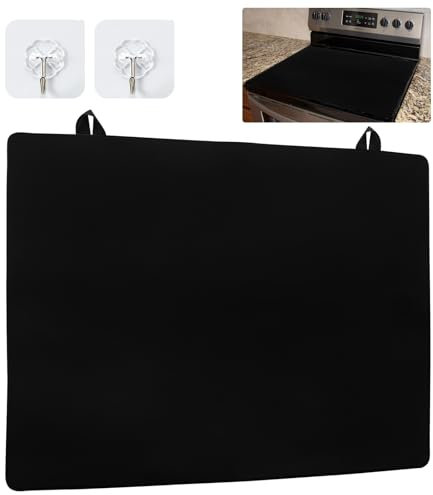 Cubre Placa de Cocina de Inducción, 61x 53 CM Cubierta para Placa de Cocina Alfombra de Protección Placa de Inducción, Cubierta para Cocina Protección Cubierta de Vitrocerámica