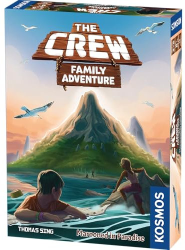 Thames & Kosmos The Crew: Family Adventure - Marooned in Paradise: The Crew - Familienabenteuer kooperatives Kartenspiel, Familienspielabend, ab 8 Jahren, 2-5 Spieler, 15 Minuten Spielzeit