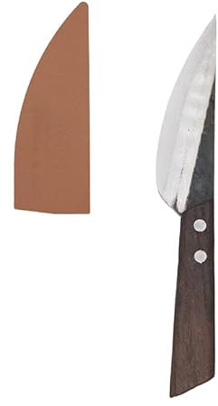 AUTHENTIC BLADES VAY, asiatisches Küchenmesser, Klinge aus Kohlenstoffstahl (12 cm Klinge mit Hülle)