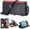 Nadoli pour Samsung Galaxy S25 Portefeuille Fermeture éclair Coque avec Porte Cartes,Flip PU Cuir Épissé Étui Sac à Main Bouton Magnétique Collier Housse Cordon Etui
