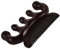 Beavorty Ebenholz Massagekamm Kopfhautschrubber Haarschrubber Für Die Kopfhaut Gua Sha Holzkamm Breiter Zahnkamm Für Locken Texturkamm Für Männer Breiter Kamm Gua Sha Haarbürste