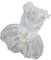 WEKAMOS Flauschiges Hundefransen-Kleid Mit Schleife Elegantes Spitzenoutfit Für Hunde Und Katzen XL Für Anlässe Fotoshootings Und Ausflüge