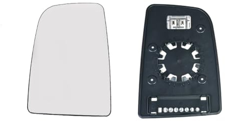 Door Wing Mirror Glass for Mercedes Sprinter Chassis Cab 2018 to 2025 Heated Mirror Glass With Backing Plate Passenger Side Left Side (excluding short arm mirrors)