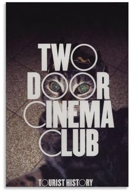 YVFCIRXTT Two Door Cinema Club Tourist HistoryModern Art Printing Retro Style Wall Decoration Living Room Kitchen Coffee Shop Waterproof Poster12x18inch(30x45cm) Unframe-style