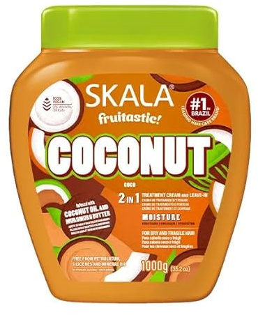 SKALA Conditioner Coco Fruit 1000 ml 2-in-1 – feuchtigkeitsspendende und nährende Creme mit Kokos-Extrakt – Weichheit, Glanz und Frizz-Kontrolle – vegane Formel für alle Haartypen